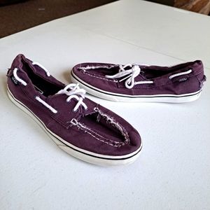 Purple Vans Canvas Shoes